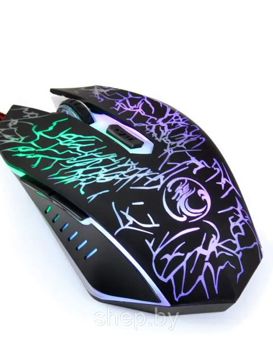 Игровая мышь IMICE X5, черный, 6 клавиш+колесо,LED-подсветка - фото 5 - id-p193486816