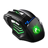 Игровая мышь IMICE X7, черный, 6 клавиш+колесо,цветная подсветка, фото 2