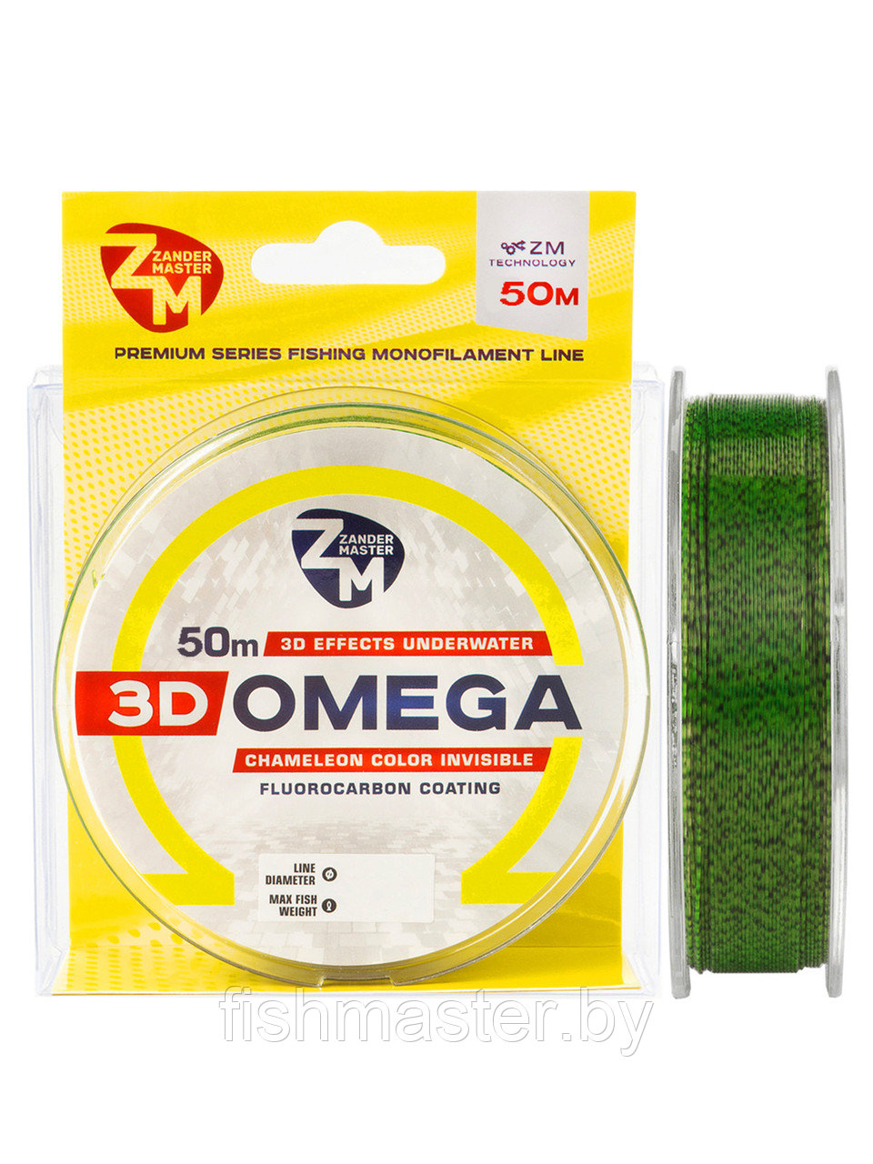 Леска монофильная ZanderMaster 3D "OMEGA" 50м" - фото 1 - id-p193464097