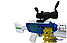 Электропневматический Бластер-Пулемёт M249 на аккумуляторе (АКБ,гильзы, мягкие пули Nerf Blaster), фото 4