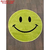 Ковёр круглый Smile nc19, 100x100 см, цвет green