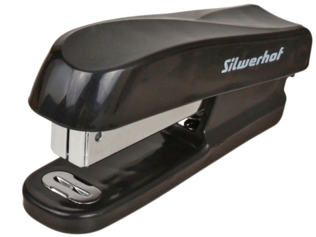 Степлер Silwerhof скобы №24/6, 20 л., 105 мм, черный - фото 2 - id-p193487655