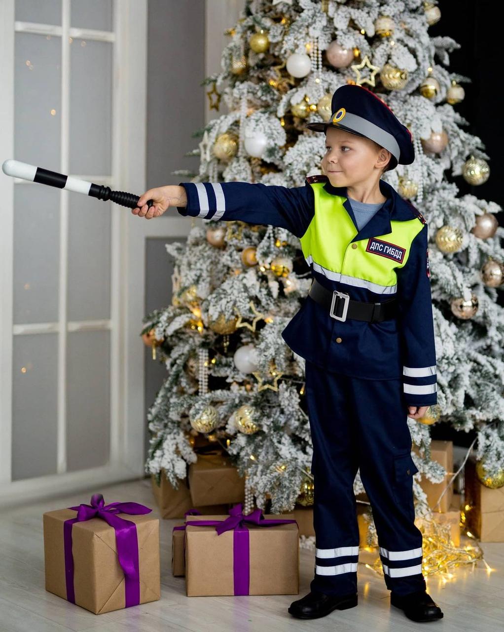 Детский карнавальный костюм Инспектор ДПС 7001 к-20 Пуговка - фото 4 - id-p170032990