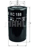 KC188 KNECHT фильтр топливный! M20x1.5 d=93.2 h=173.5 \DAF 45LF/55LF/65CF 2001=>