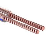 Кабель акустический 2х2,0мм² прозрачный Proconnect  BLUELINE 01-6207-6