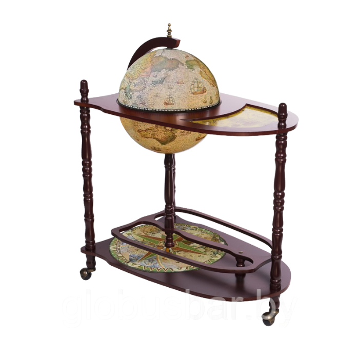 Бар- глобус напольный со столом-33d