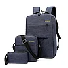 Рюкзак 3в1 BackPack "Urban" с USB и отделением для ноутбука до 17". ЧЕРНЫЙ, фото 8