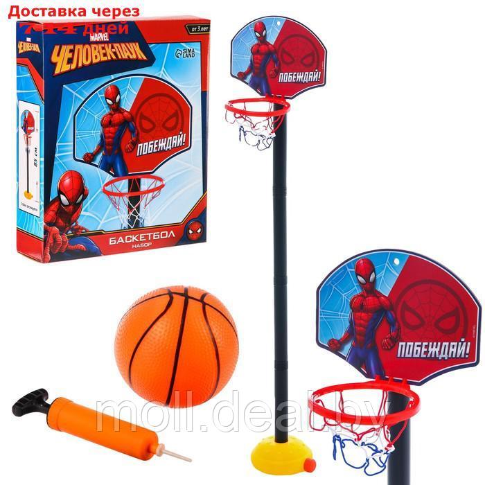 Баскетбольная стойка, 85 см, "Побеждай" Человек паук 7503146 - фото 1 - id-p193446837
