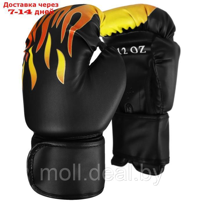 Перчатки боксерские, 12 унций, цвета МИКС - фото 1 - id-p193443782