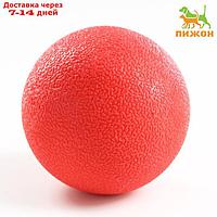 Игрушка "Цельнолитой шар" большой, 7 см, каучук, красный