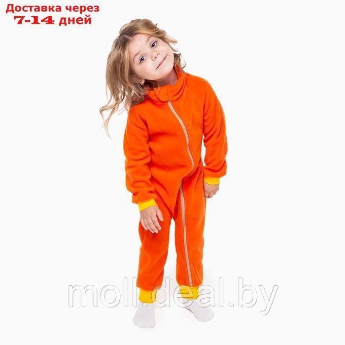 Комбинезон для девочки А.965, цвет оранжевый, рост 98-104 см - фото 1 - id-p193445250