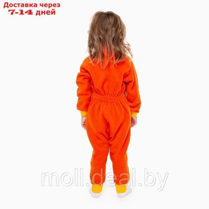 Комбинезон для девочки А.965, цвет оранжевый, рост 98-104 см - фото 5 - id-p193445250