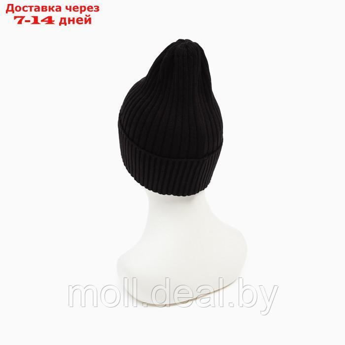 Шапка женская демисезонная ШД20-11021790, цвет черный, р-р 52-56 - фото 6 - id-p193449219