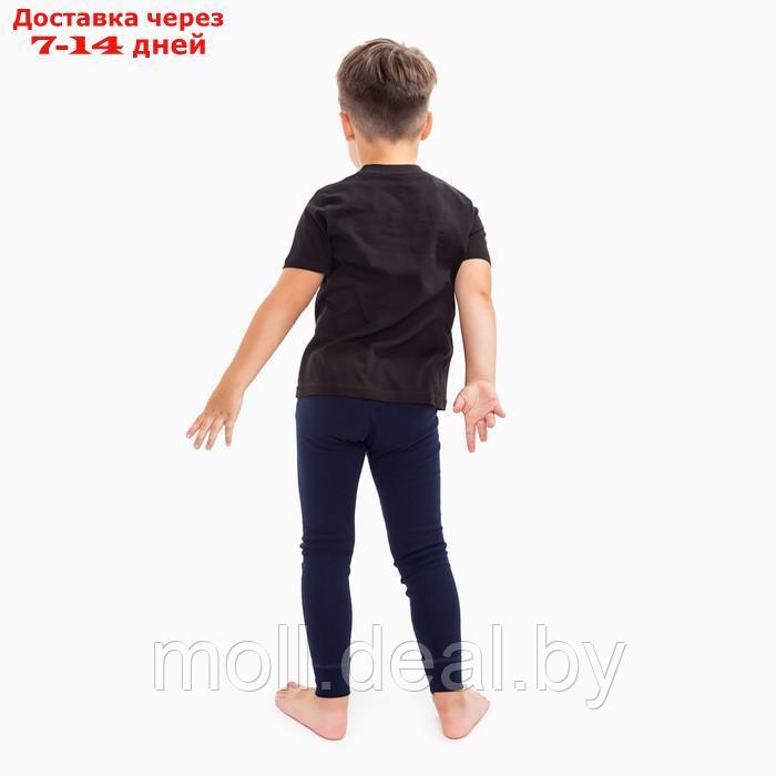 Кальсоны для мальчика (термо), цвет тёмно-синий, рост 128 см (34) - фото 5 - id-p193446242