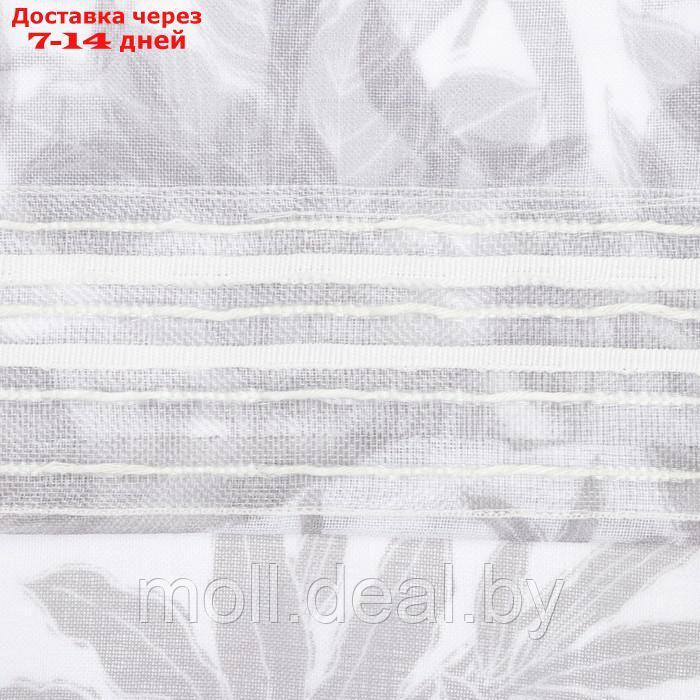 Тюль Этель "Тропический лес", на шторной ленте 145х270 см, 70гр/м2, 100% п/э - фото 3 - id-p193444310