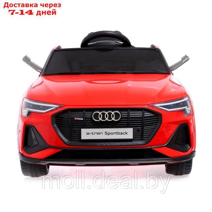 Электромобиль AUDI e-tron Sportback, EVA колеса, кожаное сидение, цвет красный - фото 7 - id-p193446534