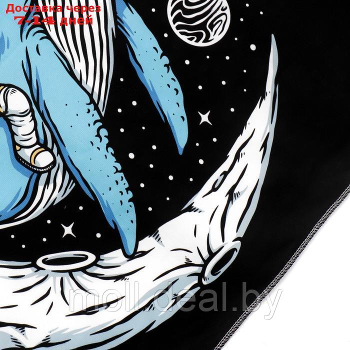 Фотофон полиэстер "Космонавт и синий кит" 70х100 см - фото 2 - id-p193447703
