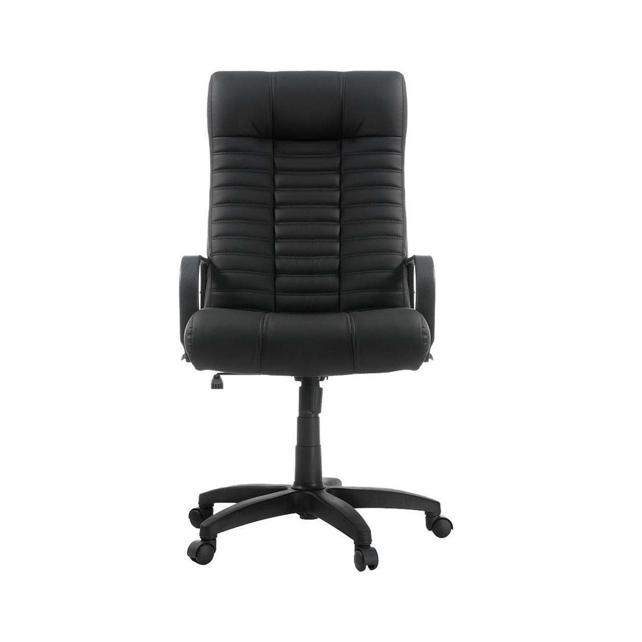 Кресло поворотное Atlant, черный, искусственная кожа - фото 2 - id-p181693435