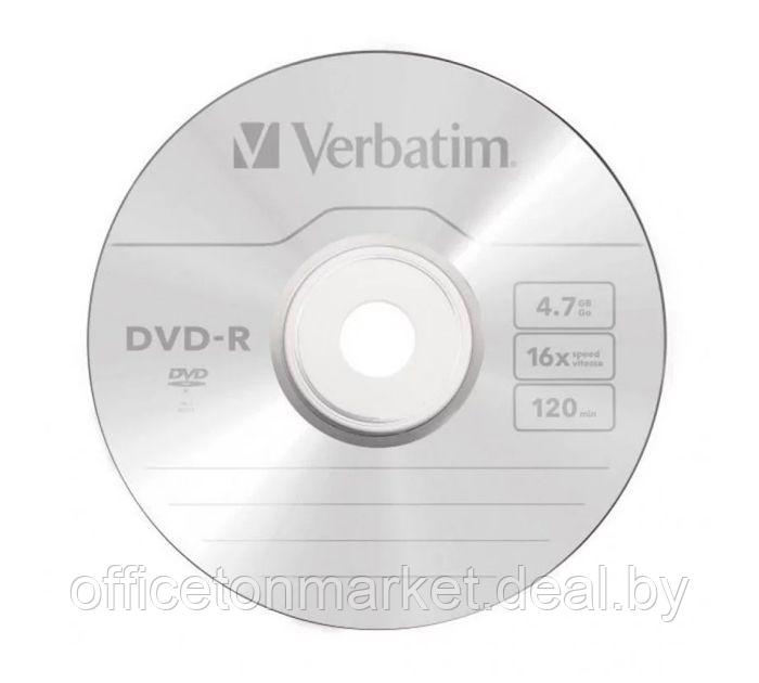 Диск DVD-R 4,7 Гб запис. 16х. Verbatim DataLife - фото 1 - id-p193450561