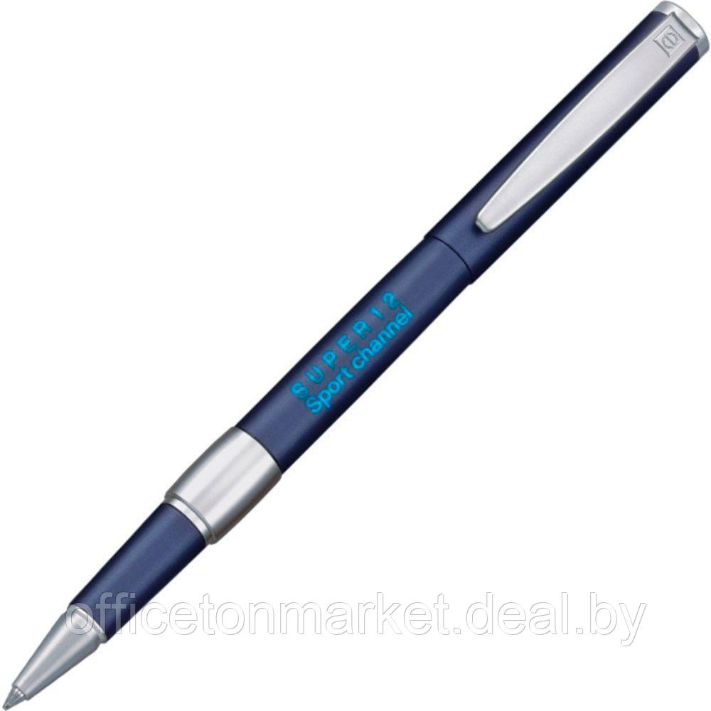Ручка-роллер "Senator Image Chrome", 1.0 мм, темно-синий, серебристый, стерж. синий - фото 1 - id-p145123766