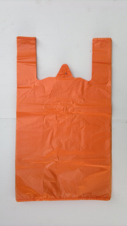 Пакет ПНД майка 450*550*0,022 (оранжевая) - фото 1 - id-p193513826
