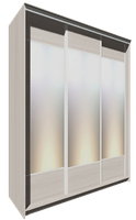 Шкаф-купе Сенатор 3-х дверный (Зеркало) 2050 Сапермебель