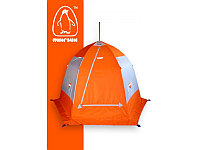 Зимняя палатка "Пингвин Зонт 4" Люкс (1-сл.) бело-оранжевый