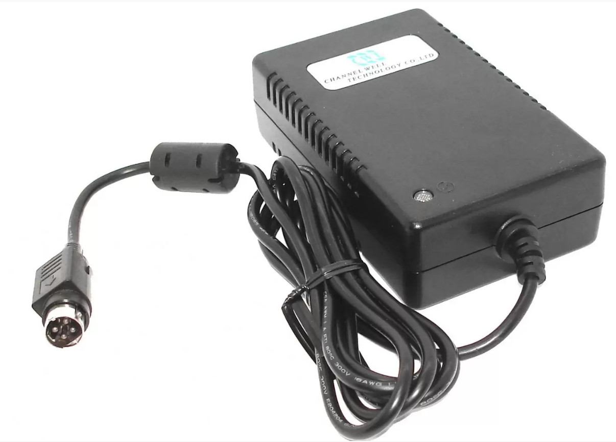 Зарядка (блок питания) для монитора LCD 12V 5A 60W, штекер (4pin) - фото 1 - id-p193551802