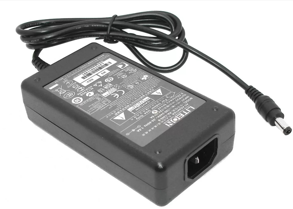Зарядка (блок питания) для монитора LCD 12V 5A 60W, штекер (5.5х2.5мм) - фото 1 - id-p193551871