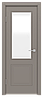 Межкомнатная дверь с покрытием эмаль DUO 405 стекло мателюкс, фото 5