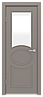 Межкомнатная дверь с покрытием эмаль DUO 407 стекло мателюкс, фото 3