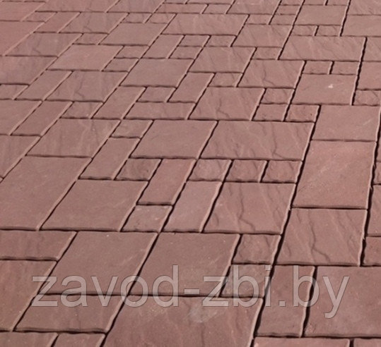 Плитка тротуарная Р Пассион 6-МЦкр-аэ В22,5 (красный) - фото 1 - id-p191264706