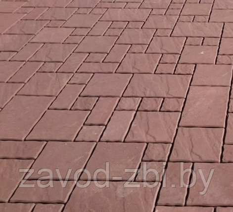 Плитка тротуарная Р Пассион 6-МЦкр-аэ В22,5 (красный), фото 2
