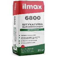 Ilmax 6800 М  (25кг) (более 5мм) растворная смесь сухая штукатурная для наружных работ (0,63мм)