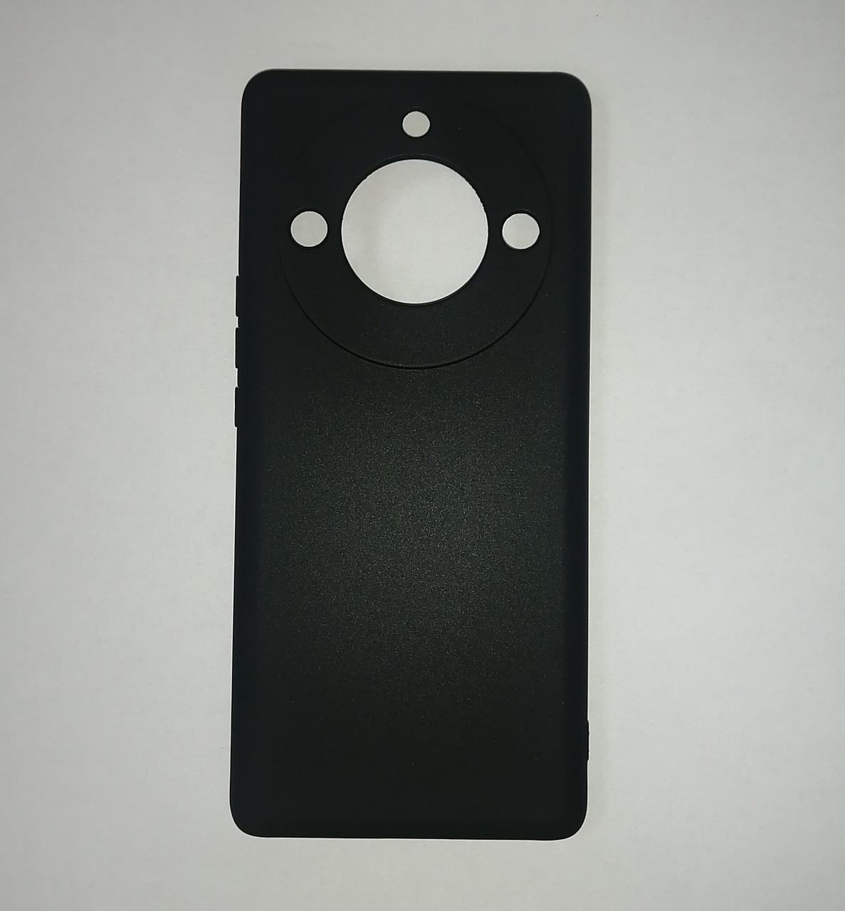 Чехол-накладка для Huawei Honor X40 (силикон) черный с защитой камеры