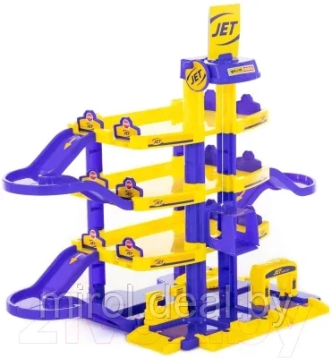 Паркинг игрушечный Полесье Jet 4-уровневый / 40213 - фото 6 - id-p193586195