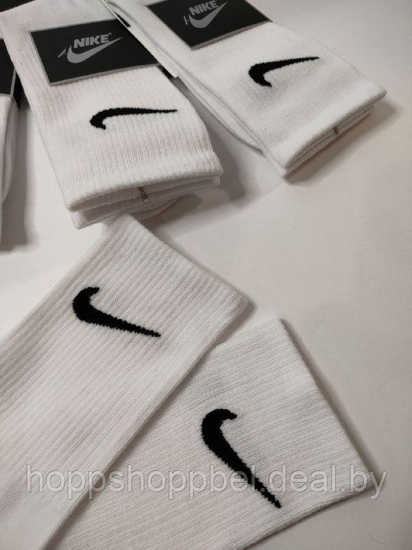 Высокие носки Nike(черные / белые) - фото 4 - id-p193600507