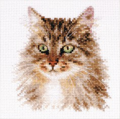 Набор для вышивания крестом «Сибирская кошка».