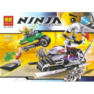 Конструктор Ninjago (ниндзяго) 10220 "Атака киборгов", 203 детали