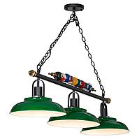 Светильник подвесной Lussole Loft Badger LSP-9542 зеленый
