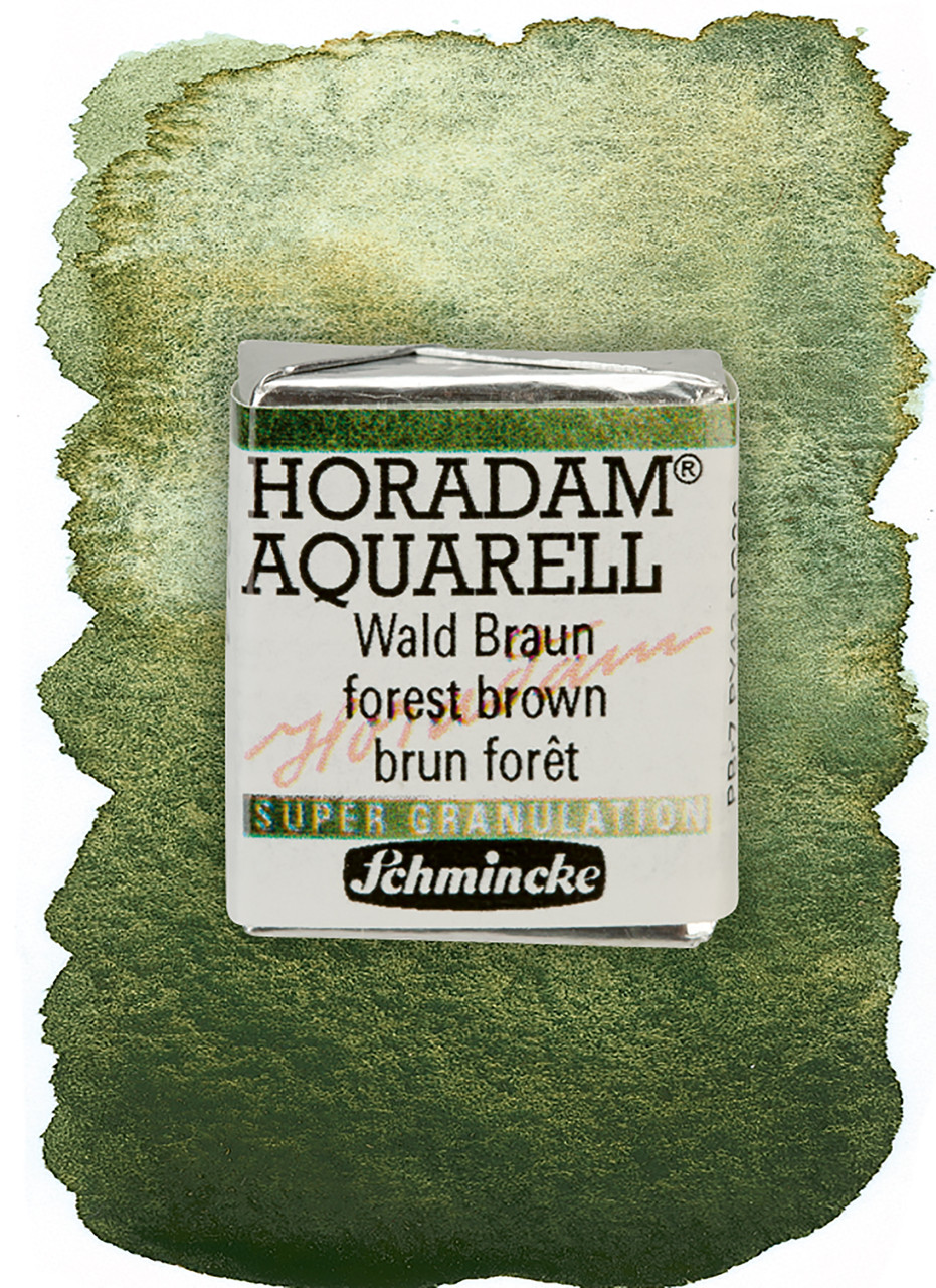 Акварельная краска Horadam полукювета, Forest brown №944