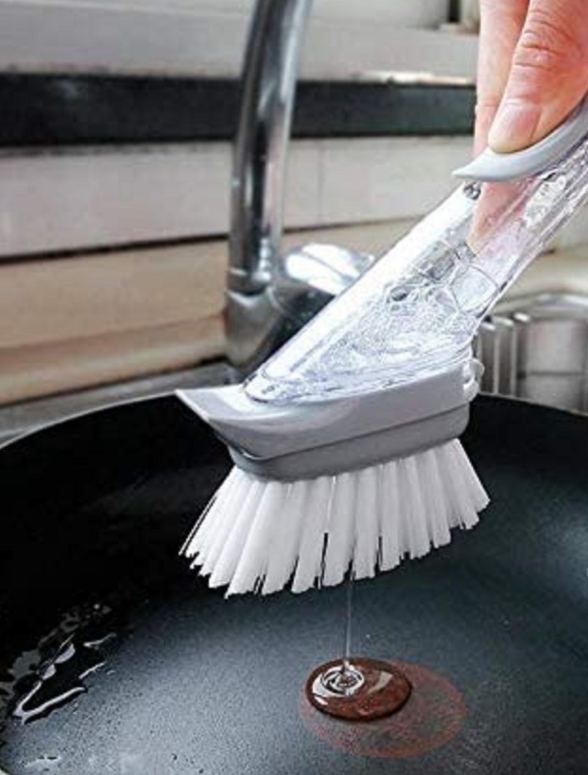 Щетка для мытья посуды с дозатором - фото 9 - id-p193617511