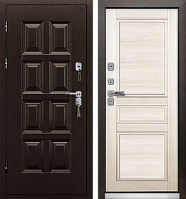 ПРОМЕТ "Винтер" ТЕРМОРАЗРЫВ (2050х980 Левая) Белёный Дуб (А) | Входная металлическая дверь