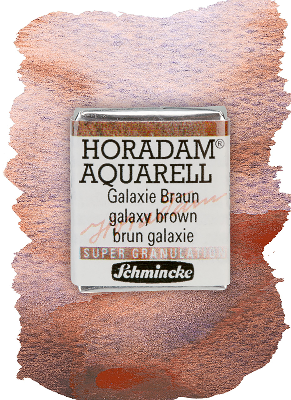 Акварельная краска Horadam полукювета, Galaxy brown №974