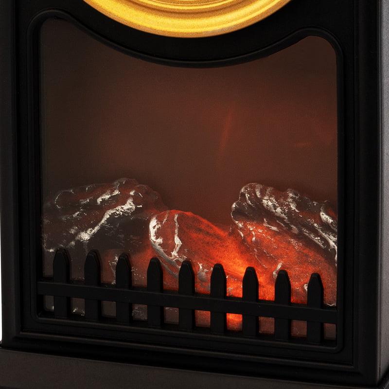 Фигурка светодиодная Камин "Старинные часы" Led Fireplace Lantern - фото 7 - id-p193619759