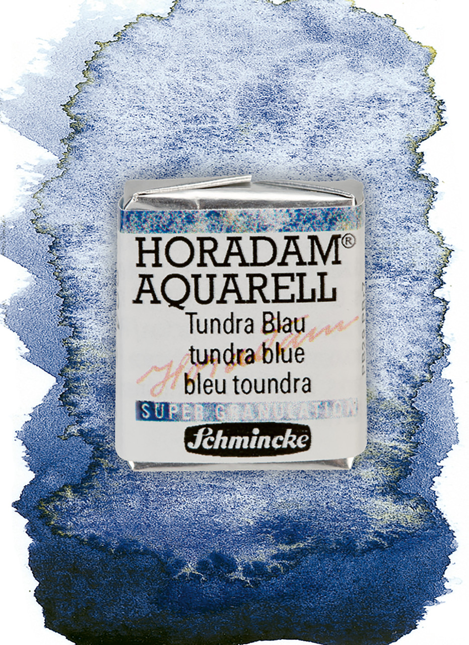 Акварельная краска Horadam полукювета, Tundra blue №984