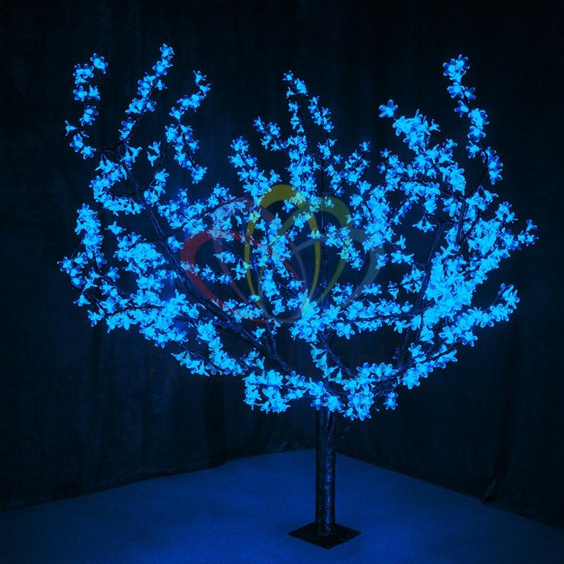 Светодиодное дерево "Сакура", высота 1,5м, диаметр кроны 1,8м, синие светодиоды, IP 54, NEON-NIGHT