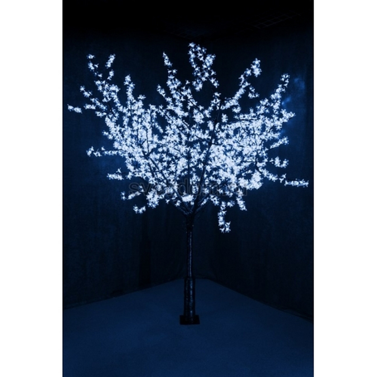 Светодиодное дерево "Сакура", высота 2,4м, диаметр кроны  2,0м, синие светодиоды, IP 64, NEON-NIGHT