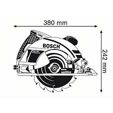 Циркулярная пила GKS 190 1400 Вт BOSCH 0601623000, фото 2