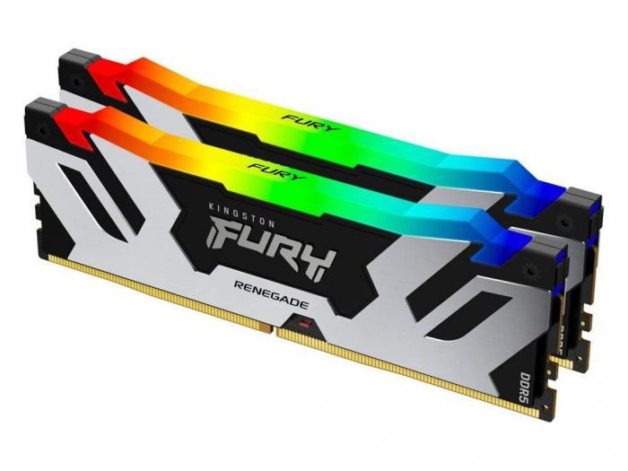 Модуль памяти Kingston Fury SO-DIMM DDR5-6000MHz CL32 - 32Gb Kit (2x16Gb) KF560C32RSAK2-32 - фото 1 - id-p193625912